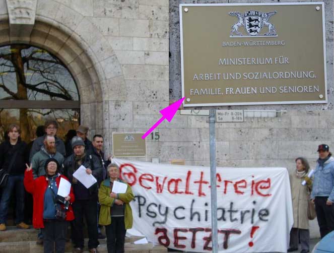 Demo in Stuttgart