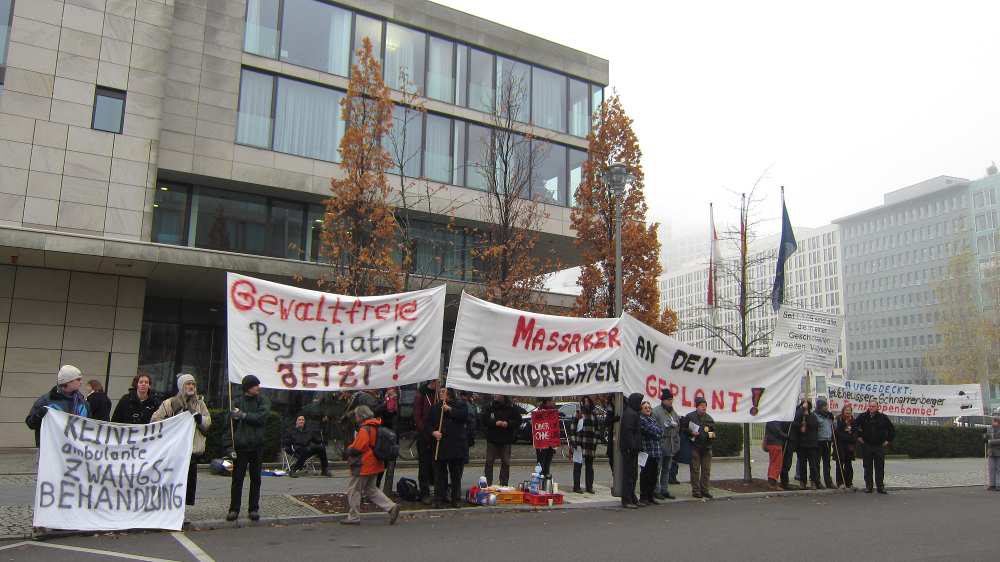 Demo Justizministerkonferenz